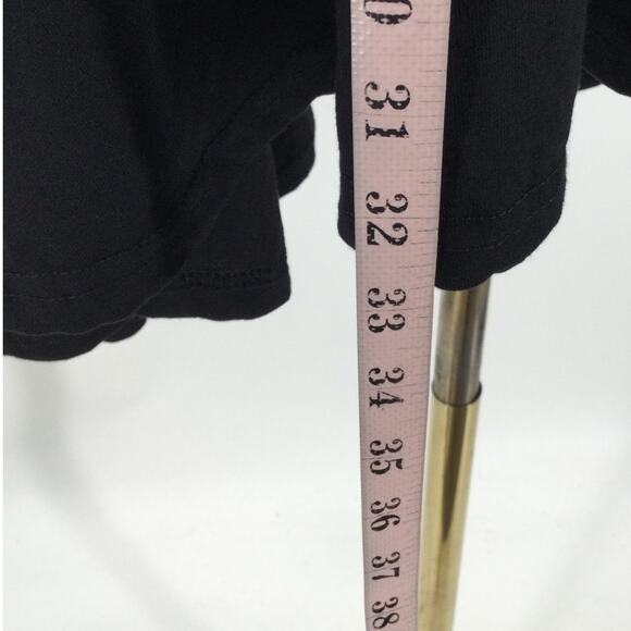 BLOOMCHIC SZ 18 5X black round neck flutter sleeve shirt blouse NWT B48 - Picture 3 of 7